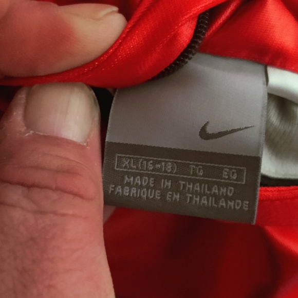 Reversible Nike Jacket XL Red/Gray - Picture 5 of 8